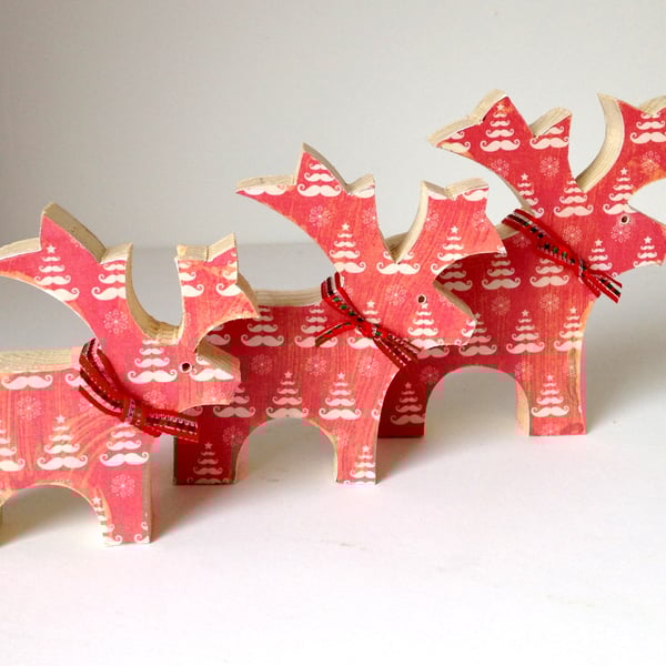 Wooden Reindeer Sets