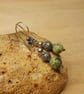 Green Chrysoprase earrings. May birthstone - Image 3