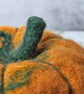 Pumpkin - Needle felted Large Halloween Décor, Autumn Colours, Ornaments - Image 4