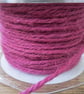 10 Yards Cerise Pink Twisted Burlap Jute Twine