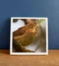 Reed Warbler Ceramic Coaster