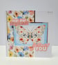 Congratulations Card - Butterfly Floral Design - Hip Hip Hooray So Proud of You