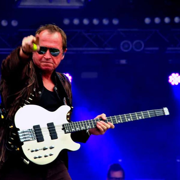 Mark King Level 42 In Concert Photograph Print