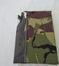 Camouflage themed notebook, Handmade from Quality Cotton Fabric