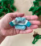 Woolly jumper for little Froggy, Little Jumper for Knitted Froggy 