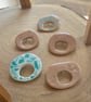 Summer inspired glasses holding brooch pin. - Image 2