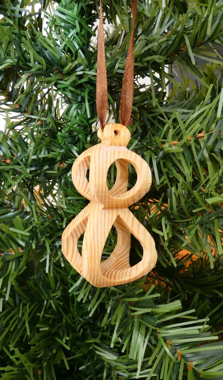 One of a Kind Wooden 3D Christmas Decoration