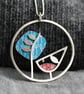 Robin and tree necklace - Image 1