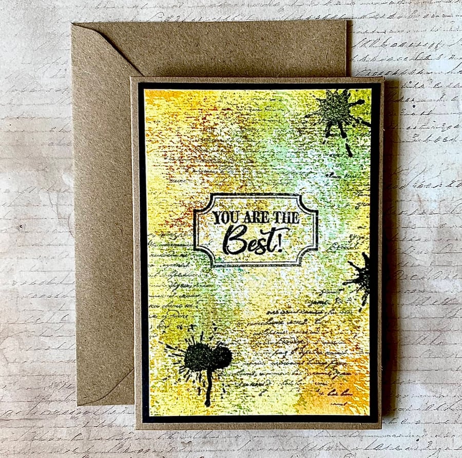  You Are the Best, Ink Blot Card
