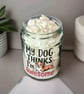 Handmade Dog Candles Whipped candle