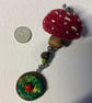 Handmade Mushroom & Ladybird Keychain   - Image 2