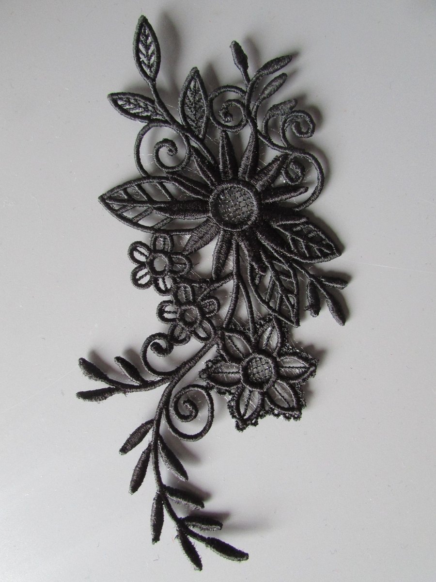 Embroidered Flower Lace Applique