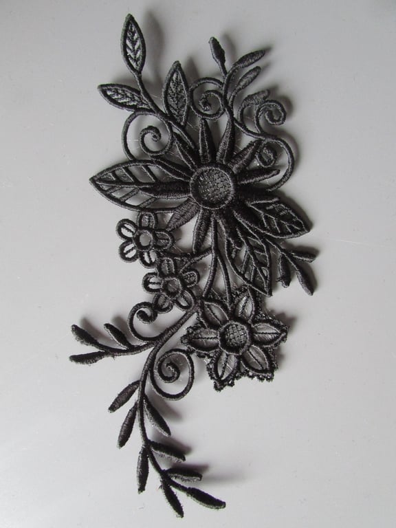 Embroidered Flower Lace Applique