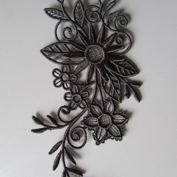 Embroidered Flower Lace Applique