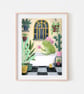 Frog Art Print - Signed A4 Print - Image 1