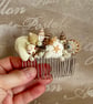 Handmade Seashell Hair Comb – Coastal Mermaid Hair Accessory - Image 3