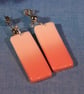 Small Rectangle Gradient Drop Earrings - Image 6