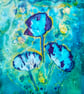 Dreamy Poppies with Golden Sparkles (SunPrint004) - Image 10