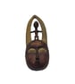 african Baule mask fridgemagnet, tribal art decor, rustic kitchen decoration, 