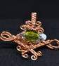 The jewel within - hand made wire wrapped pendant - Image 4