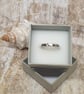 Sterling Silver 925 Hammered, Textured Handmade Ring - Image 1