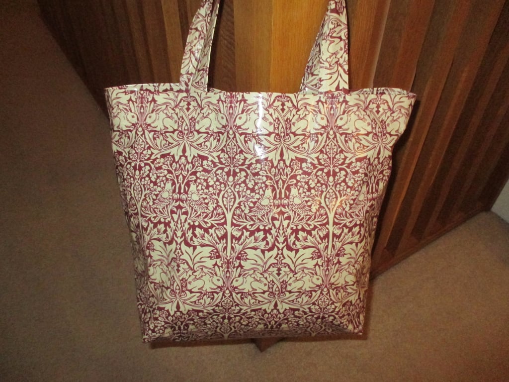 William Morris Brother Rabbit Oilcloth Tote Bag
