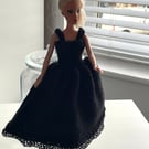 Hand Knitted Ball Gown for Barbie Dolls