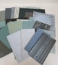 Mixed Blues, Greys, Lilac Wallpaper Craft Pack - Image 1