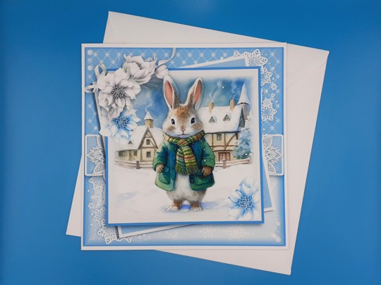 Christmas Card, Large, 3d, Granddaughter, Grandson, Son, Daughter