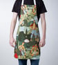 GAYPRON in retro 'Guys camping green-red' pin-up fabric by Alexander Henry