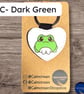 Limited Edition Frog Keyrings, with gold backing. Young Artist Designed - Image 8