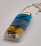 A Day at the Beach (5) Seascape Fused Glass Pendant