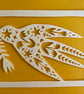 Floral bird papercut  - Image 2
