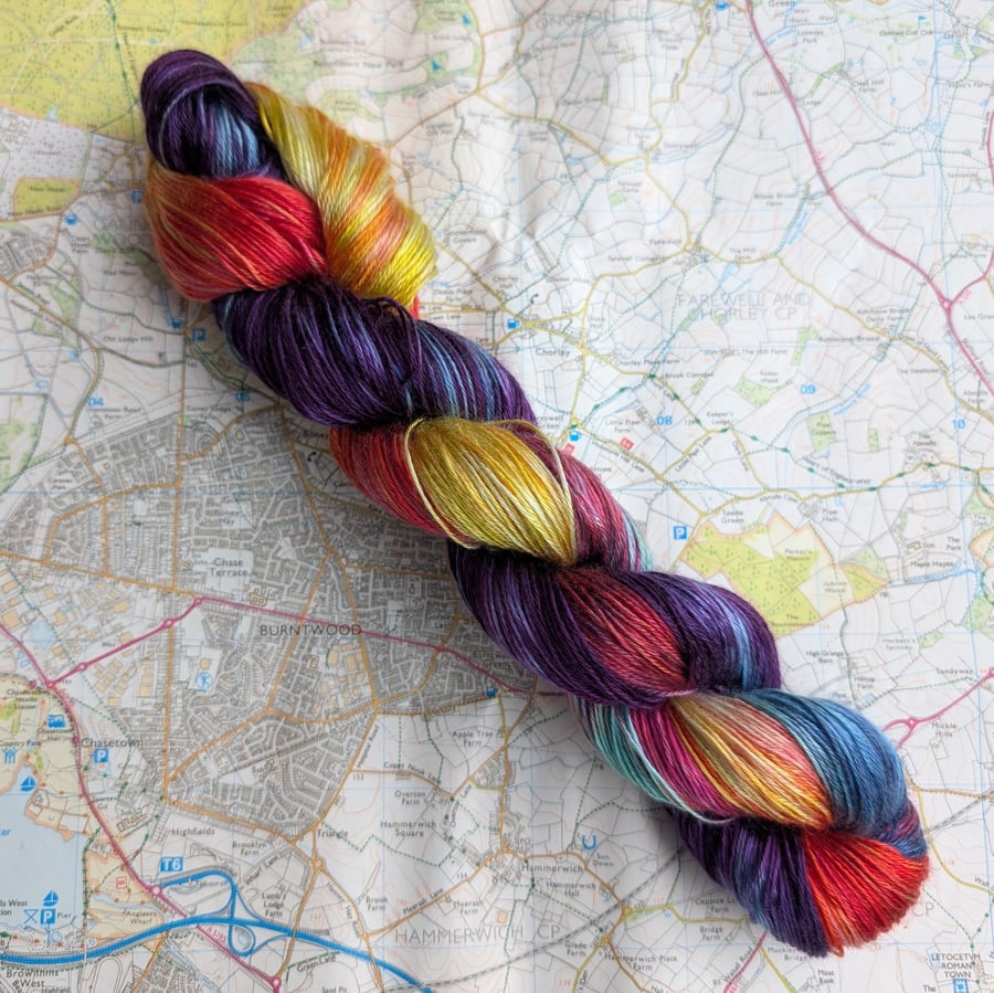 Carnival Riot :: tencel :: 4 ply :: 100g