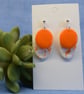 Marbled Oval Drop Earrings - Image 7
