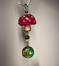 Handmade Mushroom & Ladybird Keychain   - Image 1