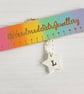 Star shaped Initial decoration, clay, handmade - Image 3