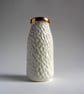 Gold Top Milk Bottle Vase  - Super Seconds Festival