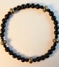 Black Onyx And Pyrite Bracelet For A Larger Wrist Size - Image 10