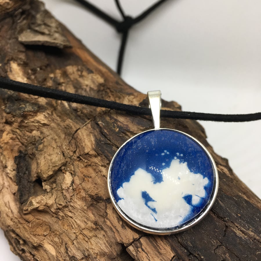 Cyanotype Pendant Necklace (51)