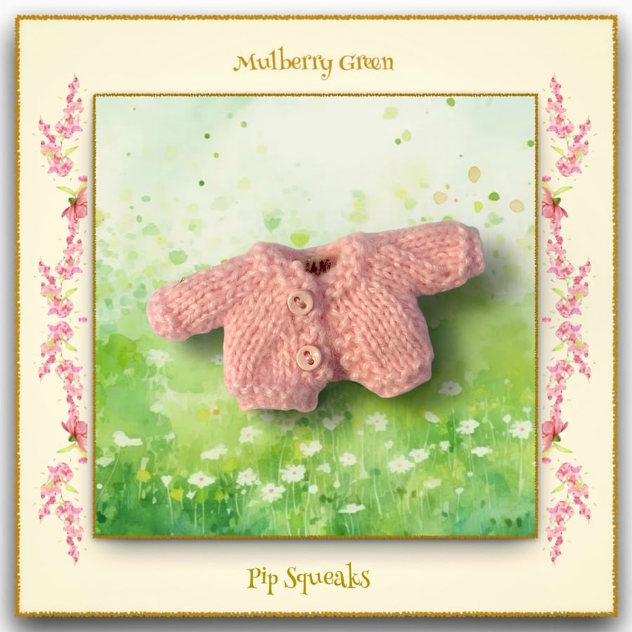 Pip Squeaks Pink Cardigan 