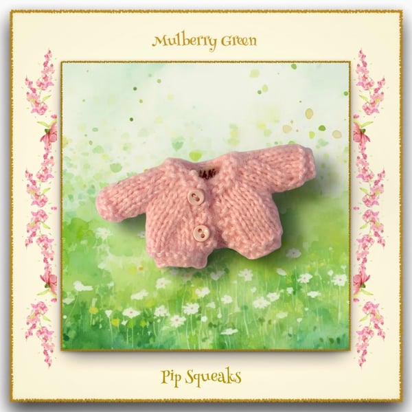 Pip Squeaks Pink Cardigan 