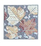Mosaic Floral Art - Autumn Leaves Mosaic Wall Plaque in Grey - Image 10