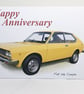 Fiat 128 Coupe 1977 - Birthday, Anniversary, Retirement or Plain Greeting Card - Image 2
