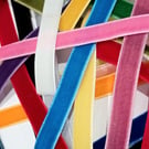 Velvet Ribbons, all colour packs, 10mm, 