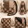 Harris tweed one of a kind "lattice" bag