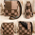Harris tweed one of a kind "lattice" bag