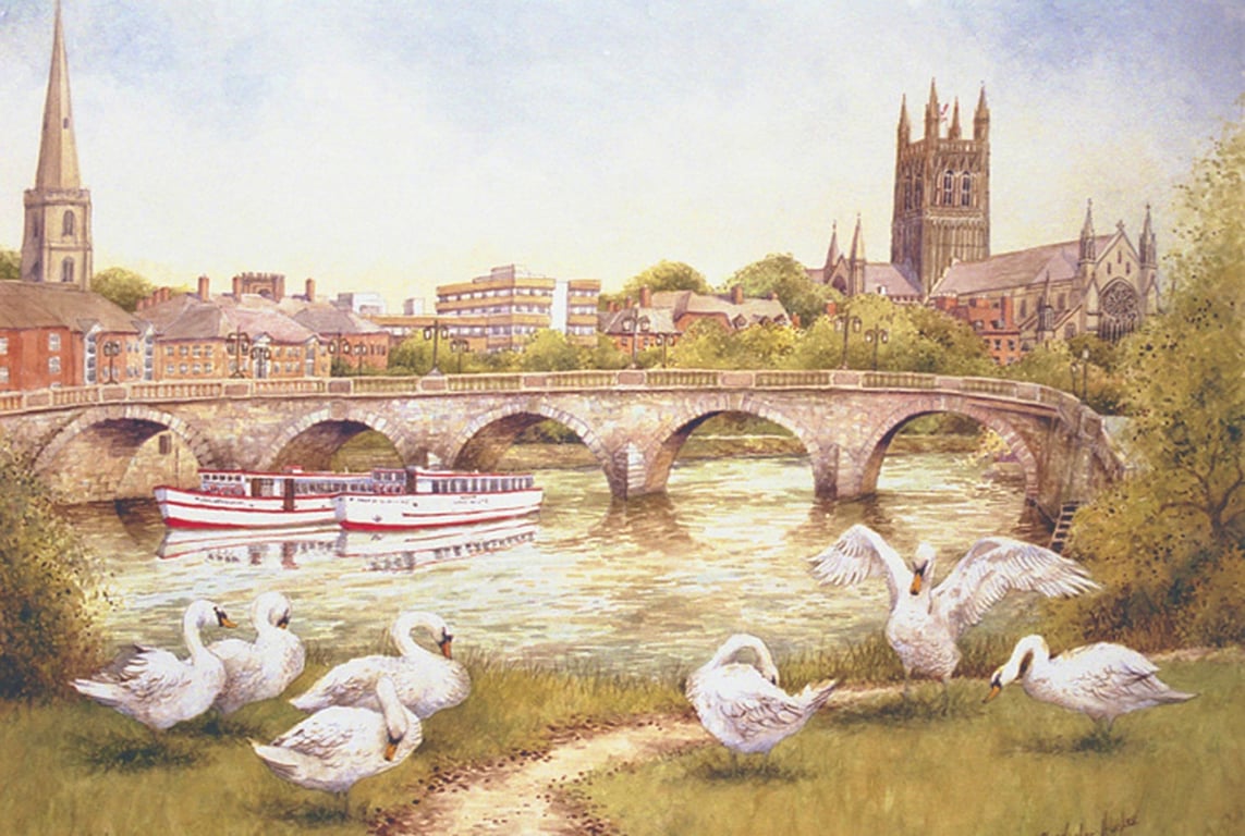 Worcester. Signed Special Edition Print 