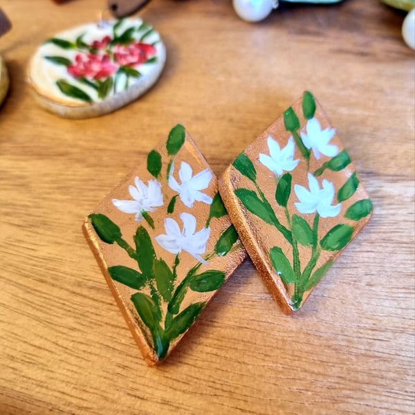 Spring Blossom Handmade Earrings