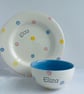 Personalised Spotty Dotty Dinner Plate - Image 5